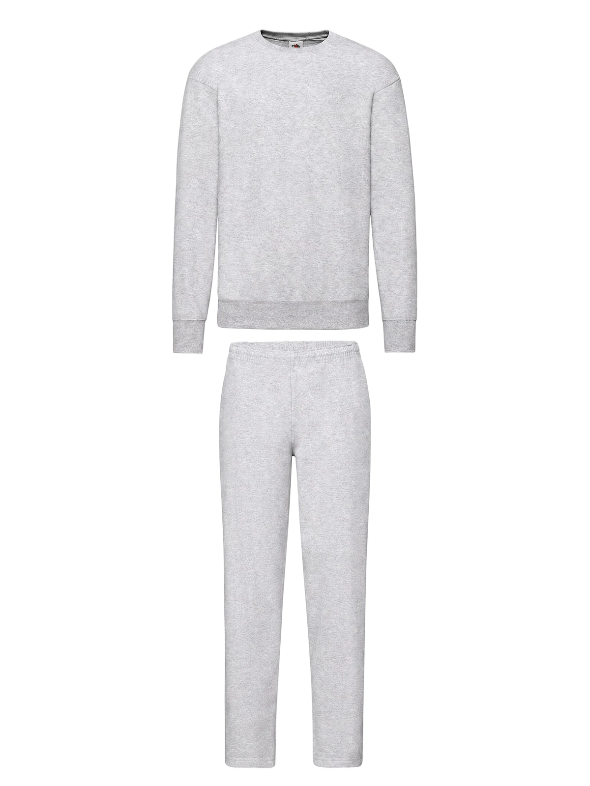Joggingsæt med crewneck i grå