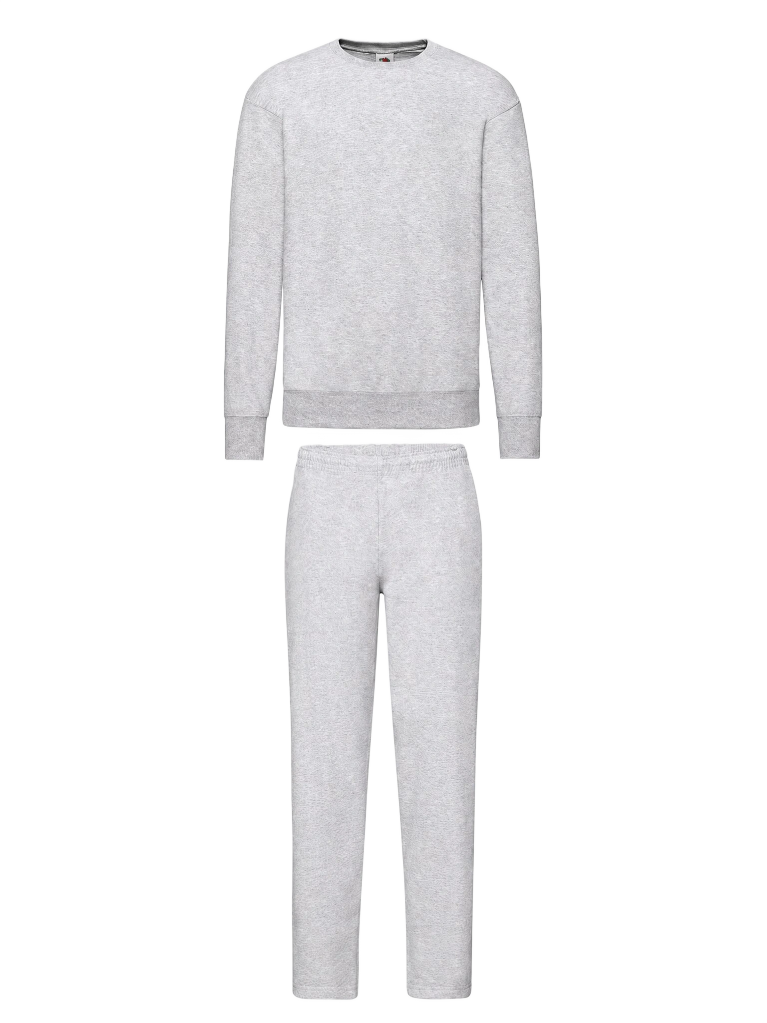 Joggingsæt med crewneck i grå
