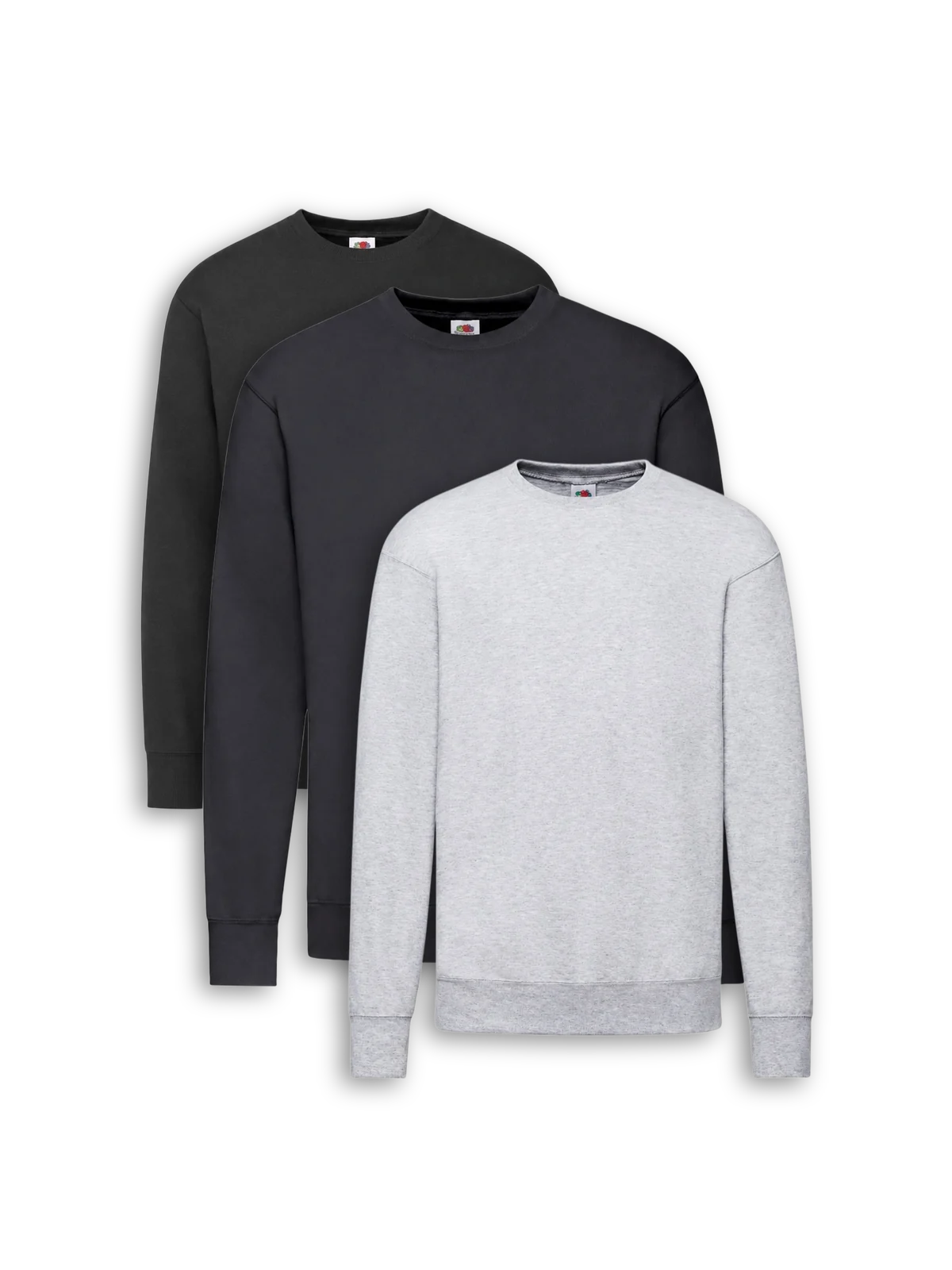 3-pak Crewneck